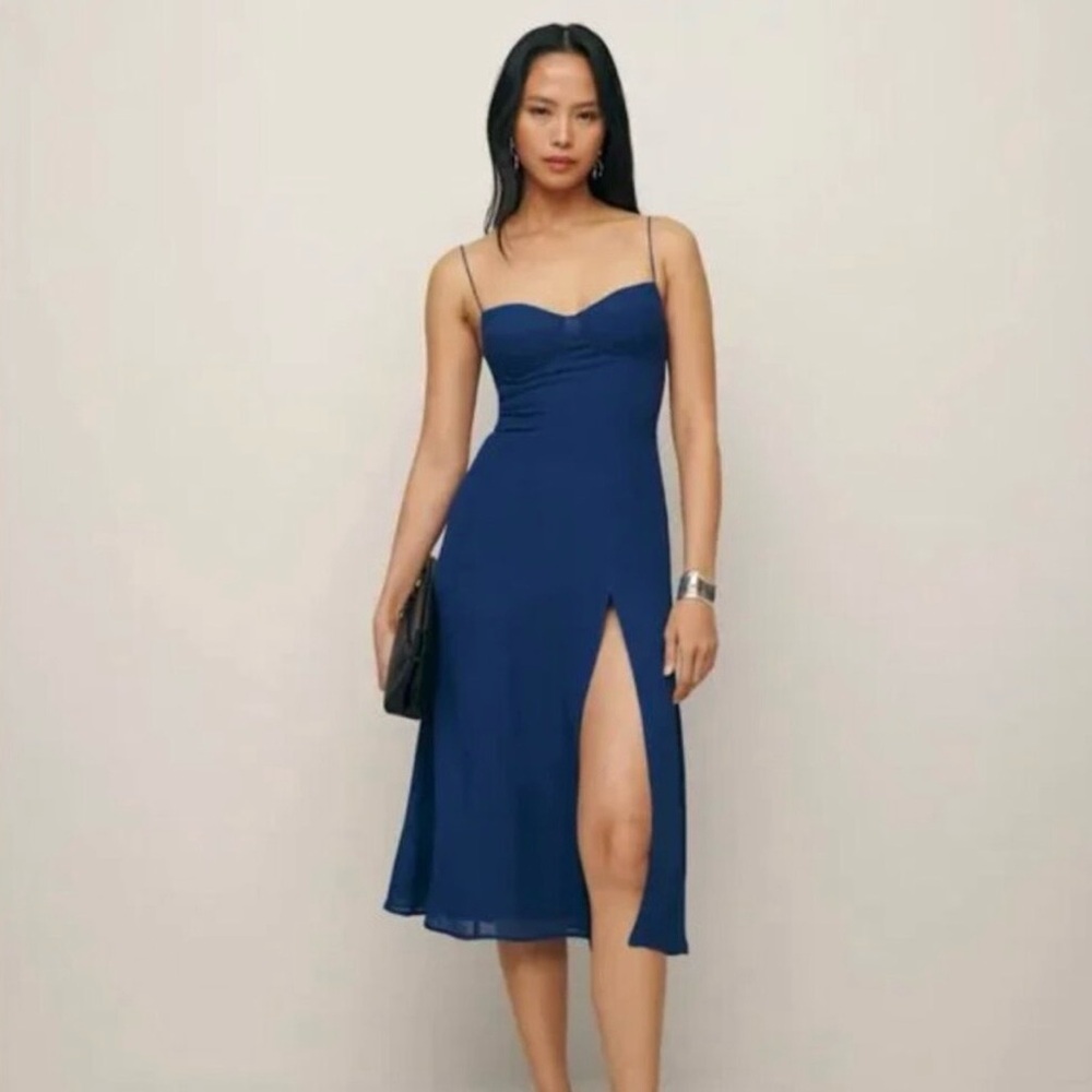 Reformation Juliette Dress (Size 6) (Color: Danube)